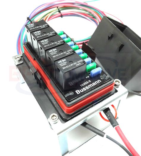 relay distribution box|12v fuse panel with relays.